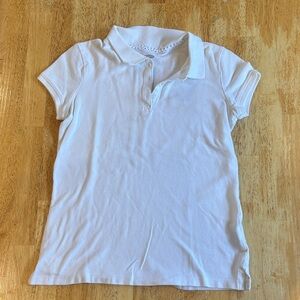 Old Navy Kids White Polo Shirt